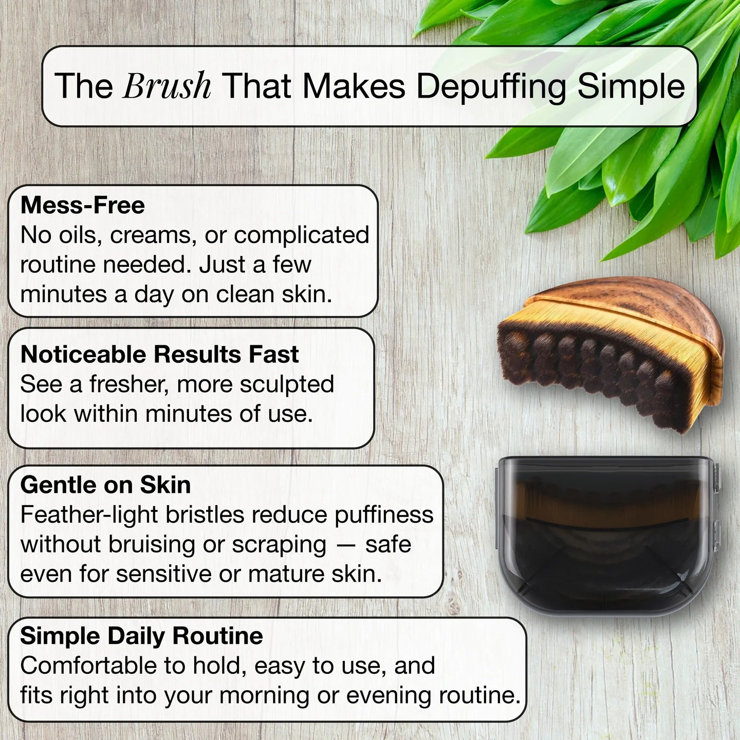 Lymphatic Facial Brush Massage