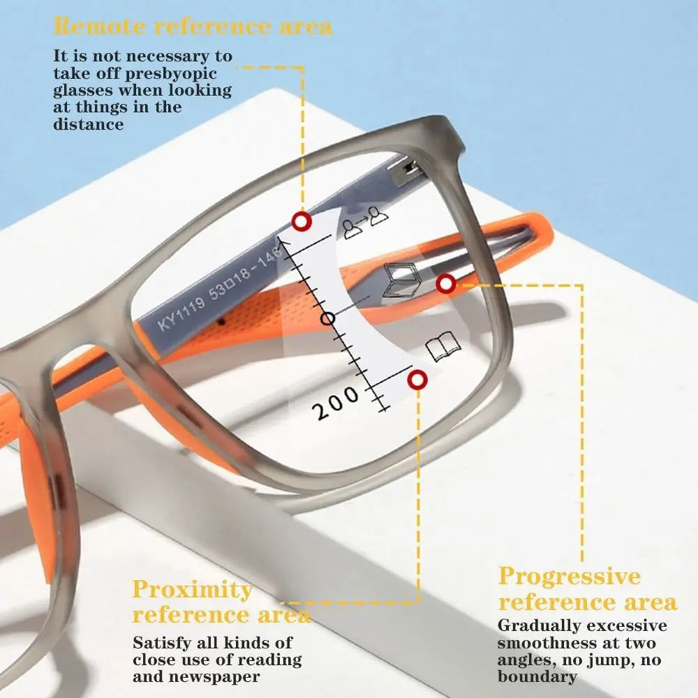 Puridi FOCUS+ Multifocal Reading Glasses