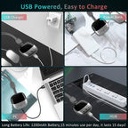 2025 Mini Portable Hanging Neck Massager With Heat Electric EMS TENS Pulse Hot Compress Smart Cervical Spine Massager Shoulder