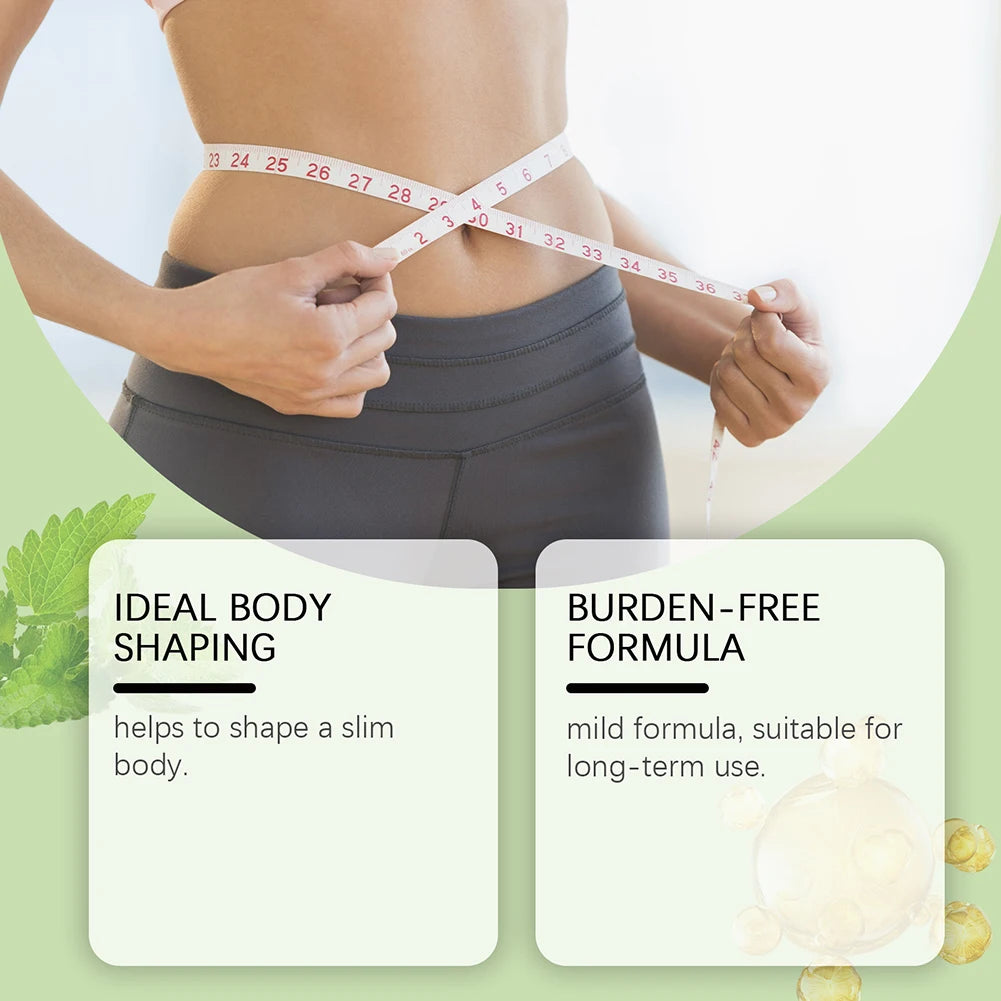 GLP-1 Supplement Liquid Drops Weight Loss Anti Cellulite Promote Thigh Waist Belly Fat Reduction Slim Down Body Slimming Oil