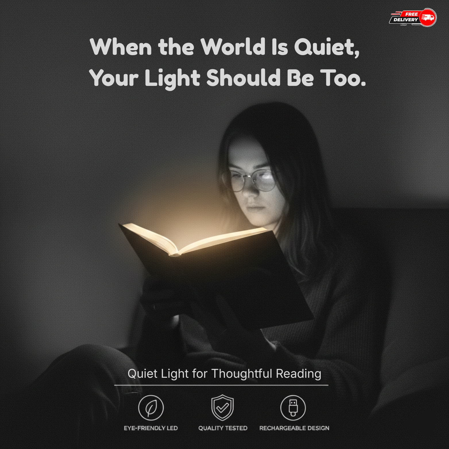 Night Page Pro™ LED Reading Light